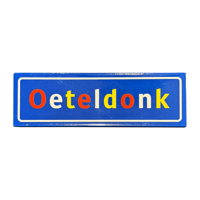 Hoofdbeeld Magneet Verkeersbord Oeteldonk
